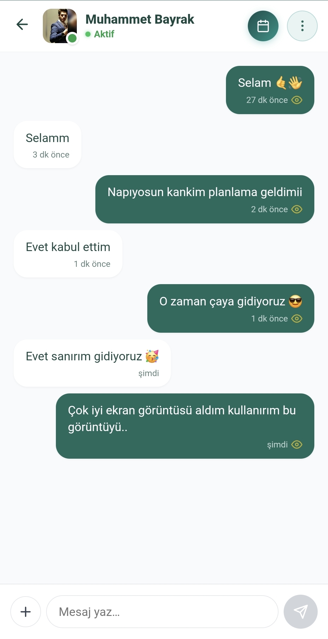 Bana Güven — arkadaşınla sohbet